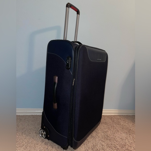 AOTIANPAI LARGE NAVY BLUE SUITCASE - Picture 3 of 11